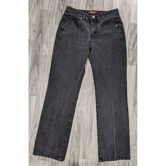 Lee Women's Straight Leg Jeans - Black - Picture 1 of 12